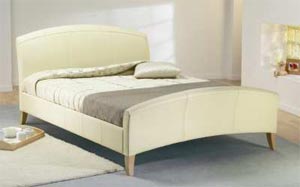 Jaybe- The Clarence- Kingsize Leather Bedstead