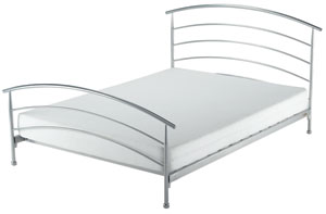 Jaybe- The Saturn- 4FT 6&quot; Double Metal Bedstead