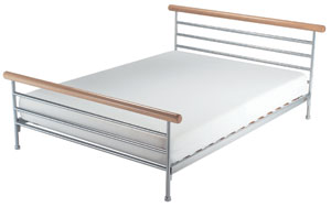 Jaybe- The Solar- Small Double 4FT Metal Bedstead