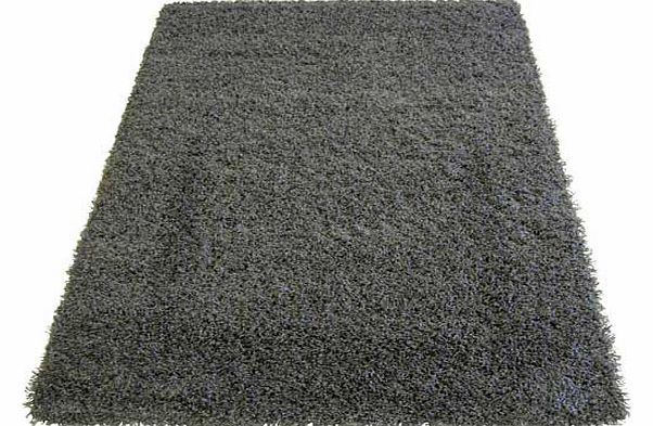 Unbranded Jazz Shaggy Rug - Anthracite - 160 x 230cm