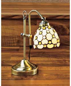 Jewel Tiffany Cream Table Lamp