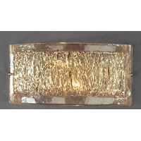 Unbranded JH2686 2WBA - Amber Glass Wall Flush Light