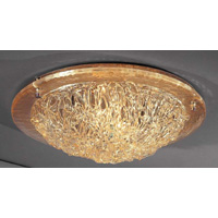 Unbranded JH2686 36A - Amber Glass Ceiling Flush Light