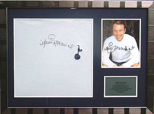 Jimmy Greaves limited edition signed Spurs presentationOne of the greatest players ever to wear the 