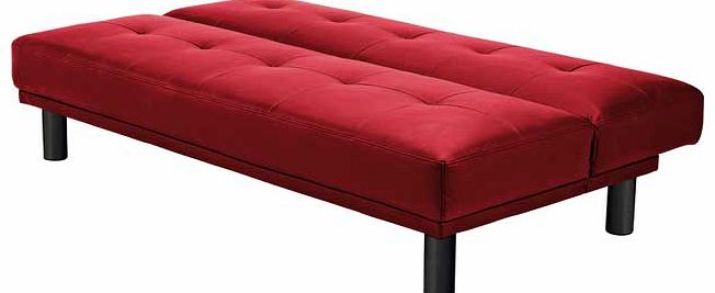 jo clic clac sofa bed red