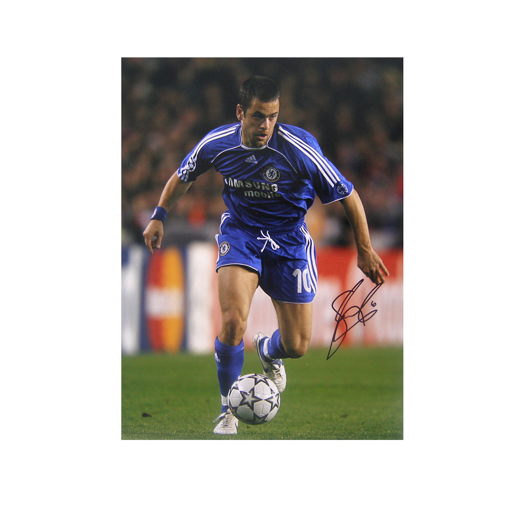 Unbranded Joe Cole Signed Photo - In Action for Chelsea