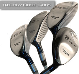 The Trilogy Wood Irons can be used in conjunction