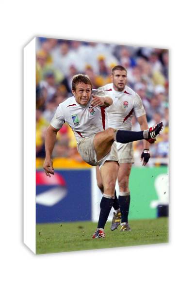 2003 Jonny Wilkinson of England kicks the winning drop goal during extra time in the Rugby World Cup
