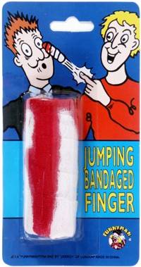 Jumping Bandaged Finger