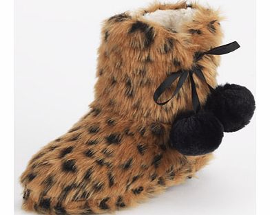 Junior Girls Competition Boot Slippers These girls competition boot slippers have certainly got the wow factor. Made from a luxurious furry fabric these slippers are ideal for any little show-stoppers out there. Comfortable and soft while totally out