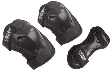 Knee, Elbow and Wrist Guards, Impact caps and comfort lining