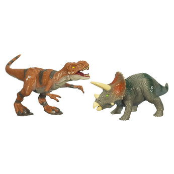 Unbranded Jurassic Park Dinosaur 2 Pack - Triceratops/T Rex