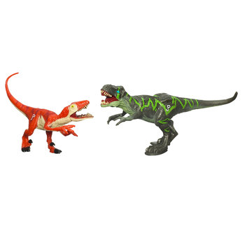 Unbranded Jurassic Park Dinosaur 2 Pack - Velociraptor/T Rex