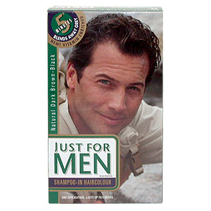 Just For Men Shampoo-in Hair Colorant - Dark Brown/Black - size: Single