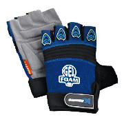 Kampro gel foam trackmitts with an Amara palm construction. These cycling gloves also feature 4-way 