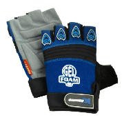 The extra large Kampro gel-foam trackmitt glove has Amara pad construction, 4-way backing with direc