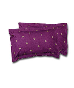 Kandy Collection Oxford Pillowcase - Fuschia