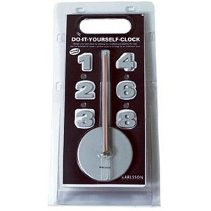 Karlsson DIY Wall Clock Hows this for an off the wall idea - the Do It Yourself Clock consists of