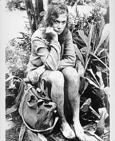 Kathleen Turner black and white photo