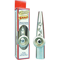 If you can hum  you can play! This is the original all-tin kazoo from the USA. Anything hummed into 
