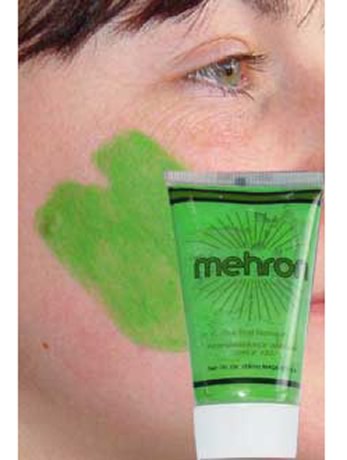 This bright green water-based make-up is applied with a damp sponge straight from the tube; 28ml. Dr