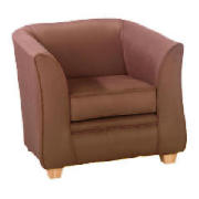 Unbranded Kensal armchair, dark brown