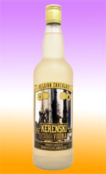 Kerenski Chocolate Vodka was launched in July 2004.The 3 times distilled grain spirit vodka is