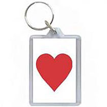 Unbranded Key Ring - Love heart