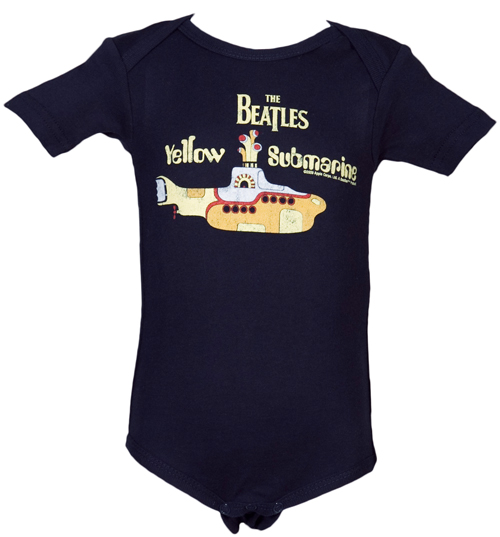 Unbranded Kids Beatles Yellow Submarine Babygrow