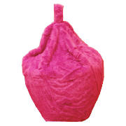 This pink beanbag comes in a faux fur design and will add a touch of colour to your room as well as 