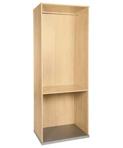 Unbranded Kids Modular Double Wardrobe Frame - Maple