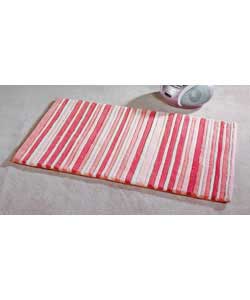 Unbranded Kids Pink Stripe Polyester 90 x 60cm