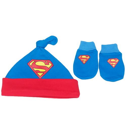 Unbranded Kids Superbaby Hat And Mitts Set