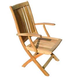 Designed especially to compliment the recliner these folding chairs have the same contoured seat and