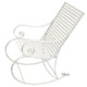 Let the warm breeze simply rock you until you drift off in this great wrought iron rocker.