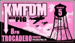 KMFDM Trocadero Philadelphia Pa - 5th November 2003 - by Jeral Tidwell Limited Edition Concert Poste