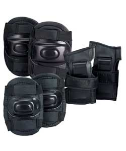 Unbranded Knee Elbow and Wrist Pads - Black