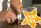 Unbranded Knife Skills Cookery Class with a Michelin Star