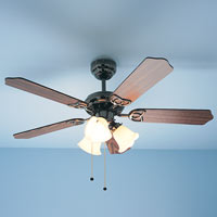 Striking traditionally styled ceiling fan, a beaut