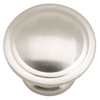 Diameter 30mm x Depth 22mm, Satin silver effect knob, Easy to fit & comes complete with screws &