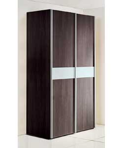 Kolari Chocolate 2-Door Wardrobe