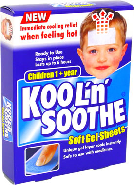 Unbranded Kool n Soothe Soft Gel Sheets For Children (4)