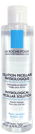 La Roche-Posay Physiological Micellar Solution For Sensitive Skin 200ml. La Roche-Posay Physiological Micellar Solution For Sensitive Skin with La Roche-Posay Thermal Spring Water. A gentle cleansing solution formulated especially for sensitive skin.