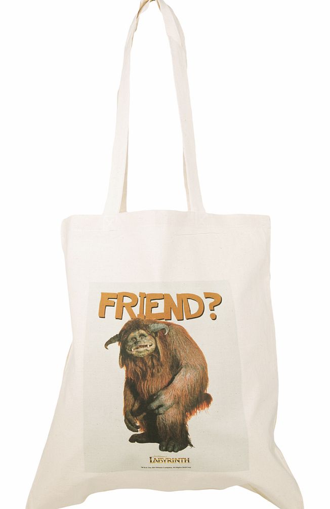 Friend? How could you not love this gentle giant? In the safe hands of Sarah, Ludo became one of the most loved characters to ever hit our screen. Pay homage to Labyrinth, and its awesome cast with this handy canvas tote bag.