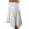 Ladies Animal Legno Skirt. White