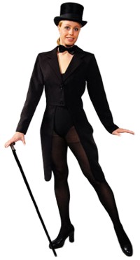 Ladies Black Tailcoat (UK size 10)