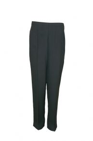 Ladies Black Comfort Fit Trouser  Made from 100% Polyester and suitable for machine wash