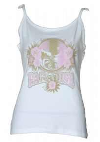 Ladies Paradise Print Vest Top