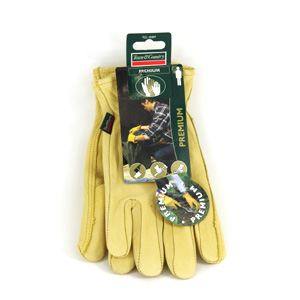 Unbranded Ladies Premium Leather Gardening Glove  Yellow