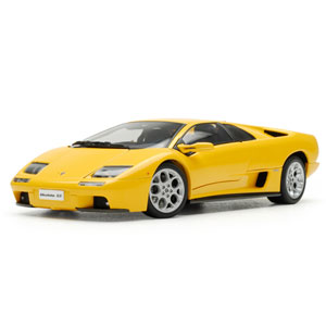 AUTOart has released the 2000 Lamborghini Diablo VT 6.0 in 1:18 scale  finished in yellow.